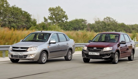 новый автомобиль Lada Granta в Беларуси