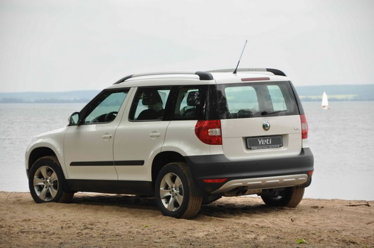 foto nového vozu Škoda Yeti celkový pohled