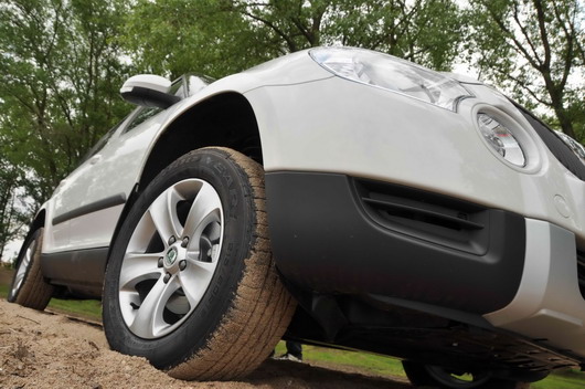 foto ochrany motoru nového vozu Škoda Yeti