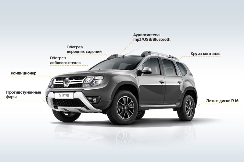 фото Renault Duster Technology у официальных дилеров в Минске и Беларуси