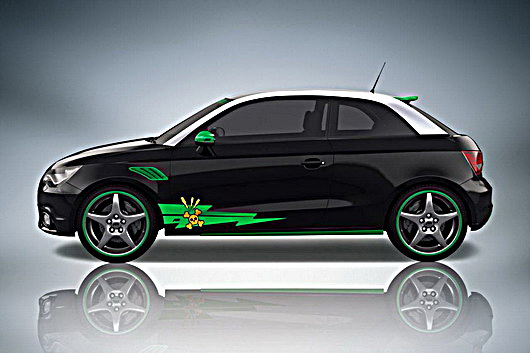 Audi A1 от ABT Sportsline: юморной тюнинг