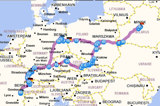 5000 километров на Kia ceed по Западной Европе. Часть первая: Беларусь, Польша