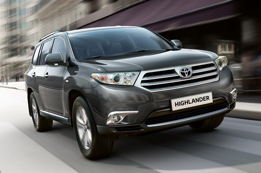 Специальное предложение на Toyota Highlander – лучший большой кроссовер 2012 года*