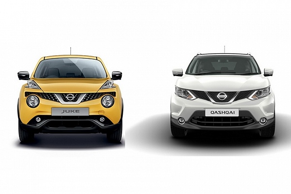 Скидки на паркетники Nissan Juke и Qashqai до 7,5 тысячи рублей